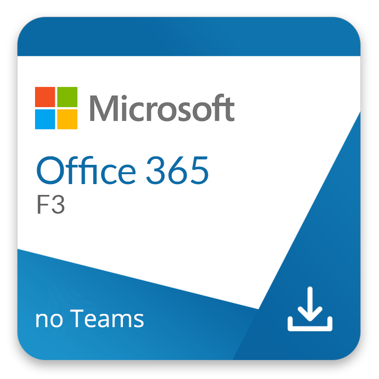 Microsoft 365 F3 (no Teams)